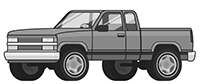 all pro dumpster rentals holds multiple pickup loads of debris.